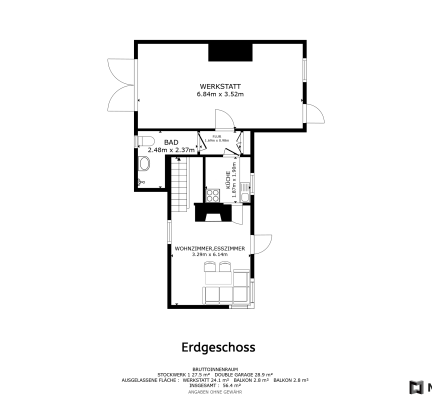Grundriss Skizze EG