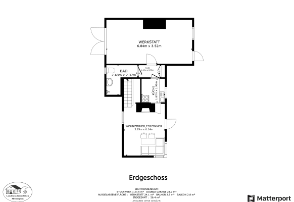 Grundriss Skizze EG