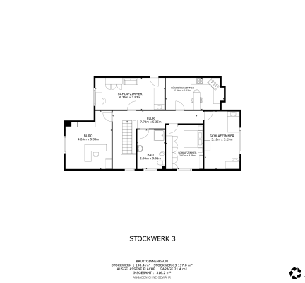 Grundriss OG, Skizze
